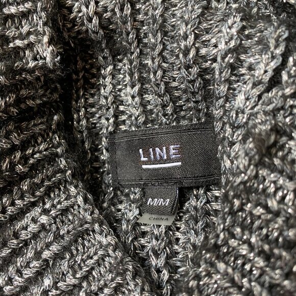 LINE Label BNWOT mock neck sweater women NEW gray mohair - Picture 9 of 9